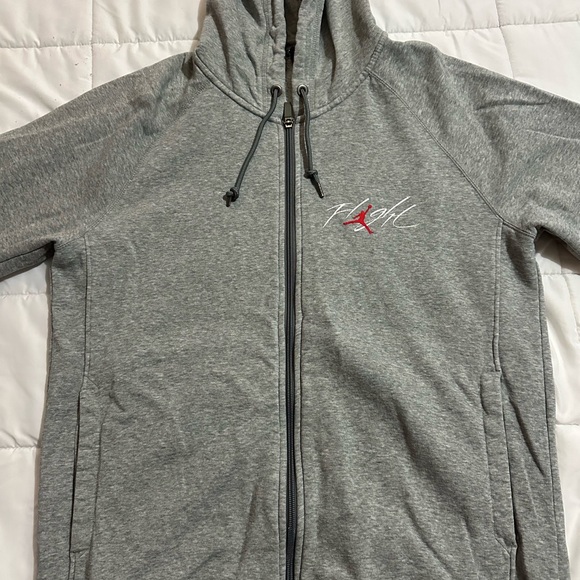Jordan Other - Jordan Gray Zip-Up Hoodie